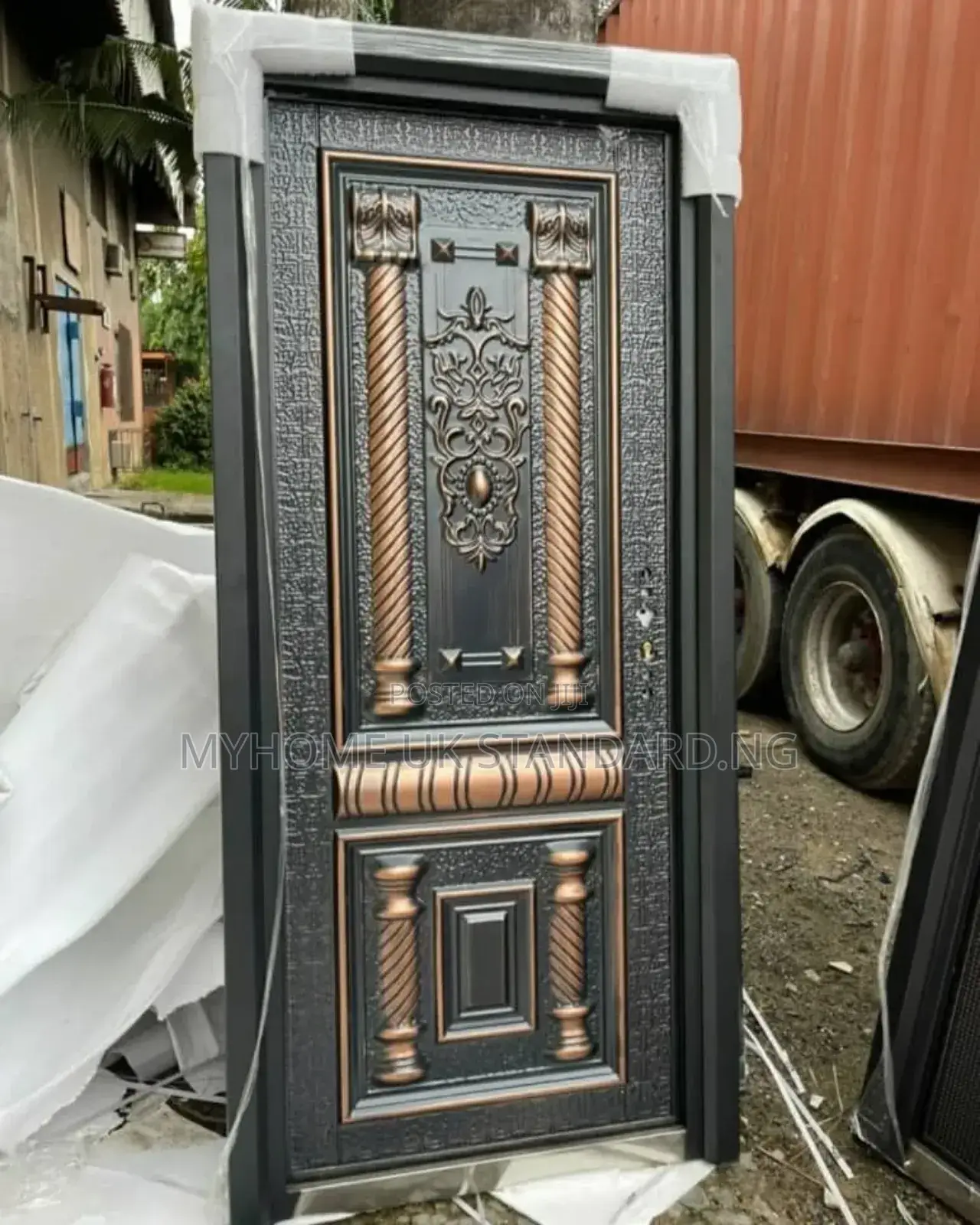 3ft German Copper Security Door. Ess14