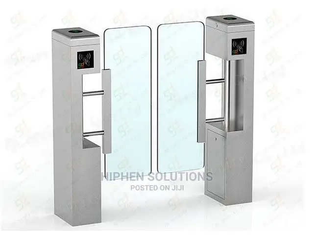 RFID Secured Swing Barrier Gate With IR Sensor Control