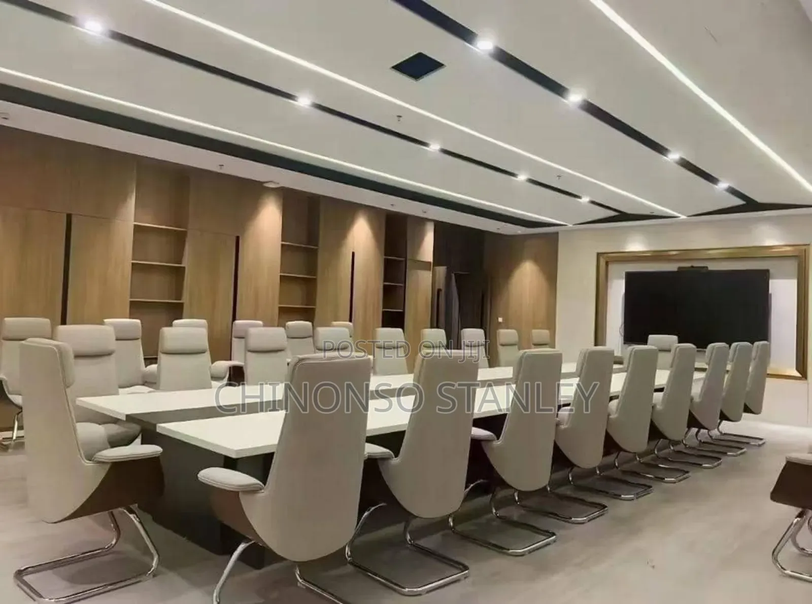 Luxury Conference Table by 20 Seater Chairs
