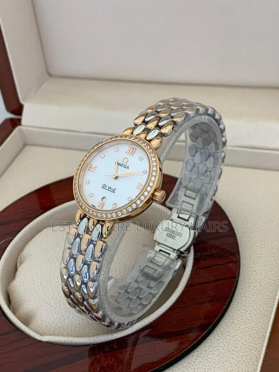 Omega De Ville Female Chain Wrist Watch