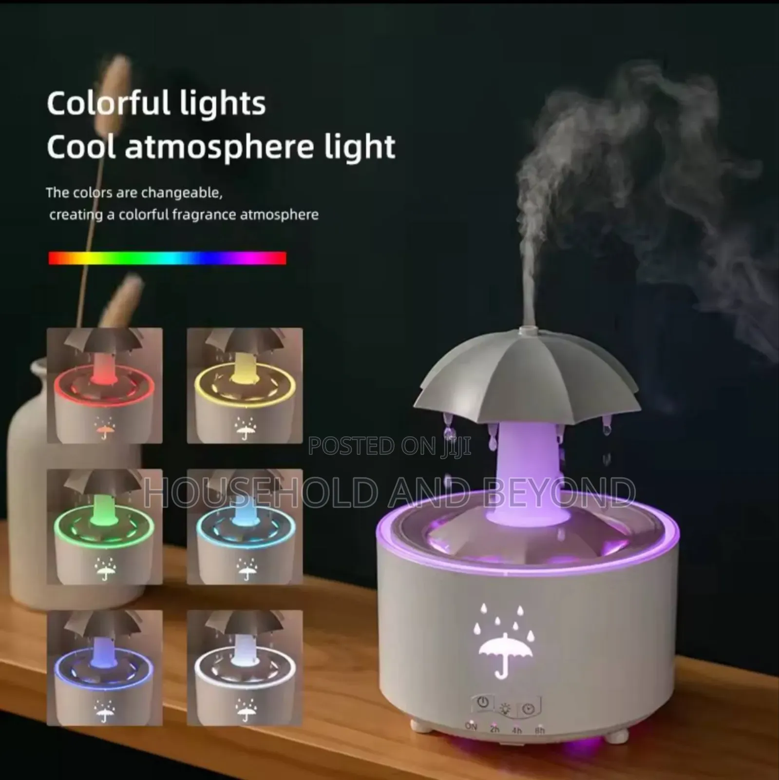 Umbrella Water Drop Humidifier Diffuser