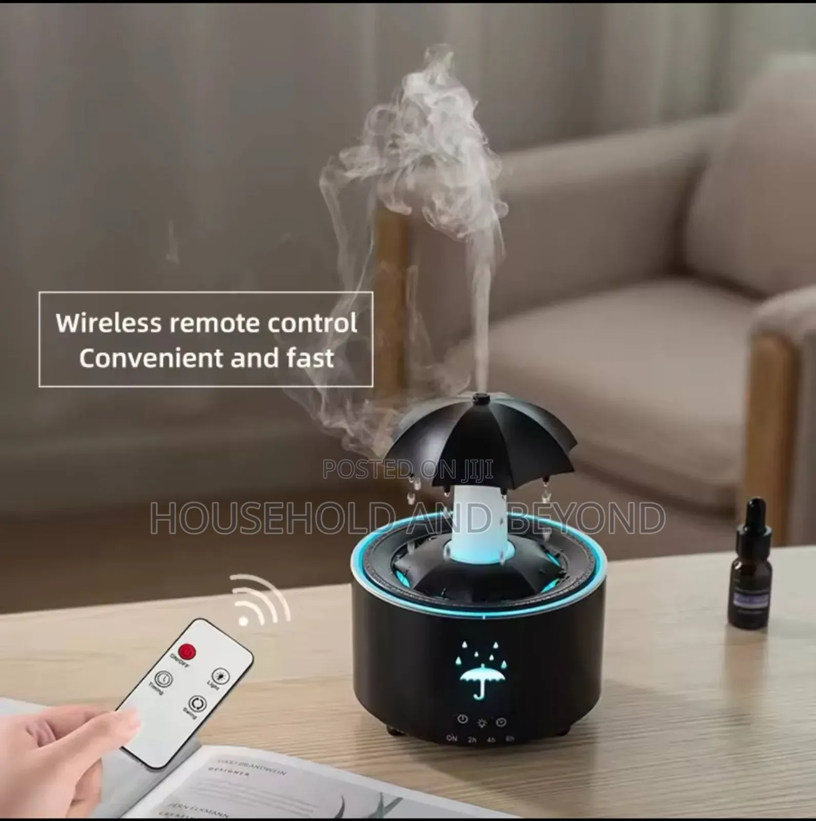 Umbrella Water Drop Humidifier Diffuser
