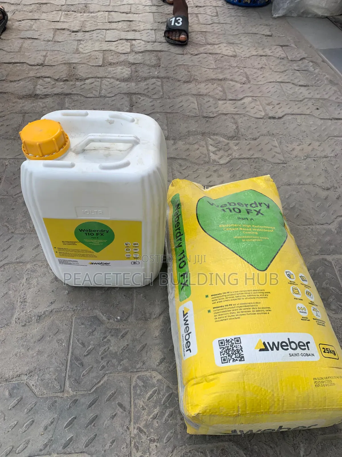 Weberdry 110 Fx a and B Waterproof Coating
