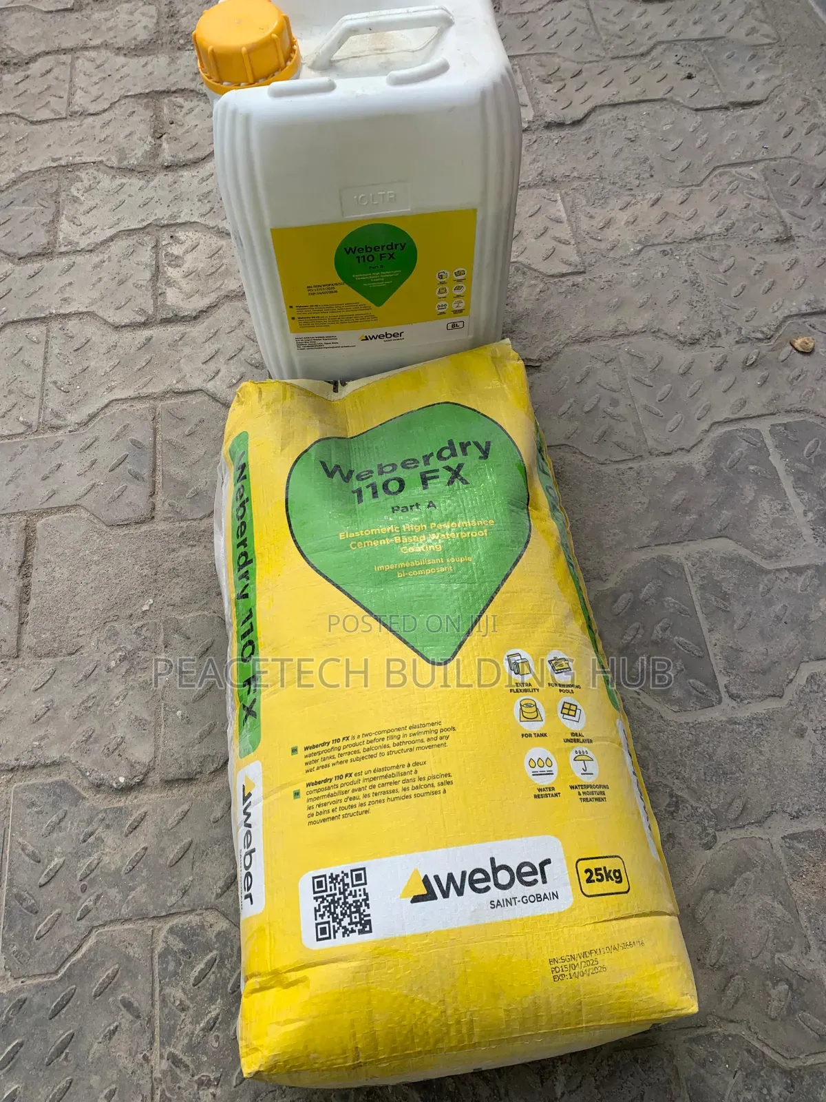 Weberdry 110 Fx a and B Waterproof Coating