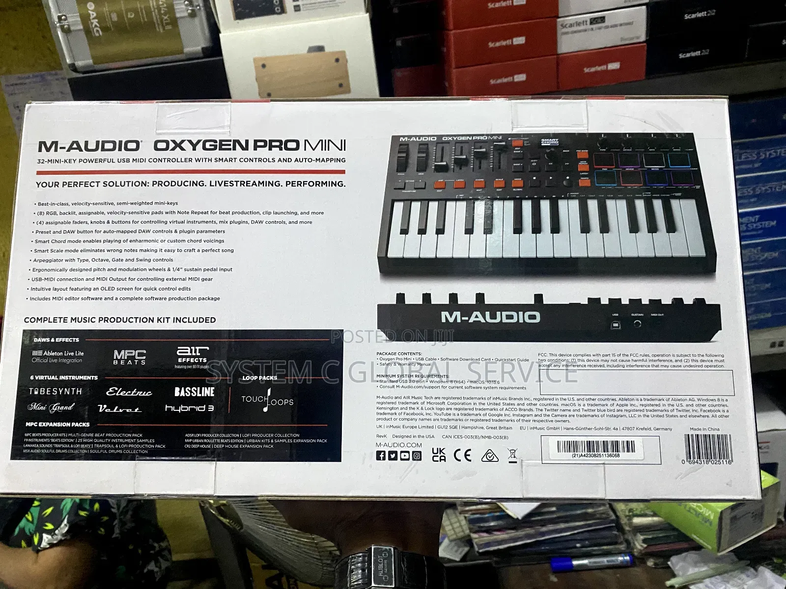 M Audio Studio Keyboard Oxygen Pro Mini
