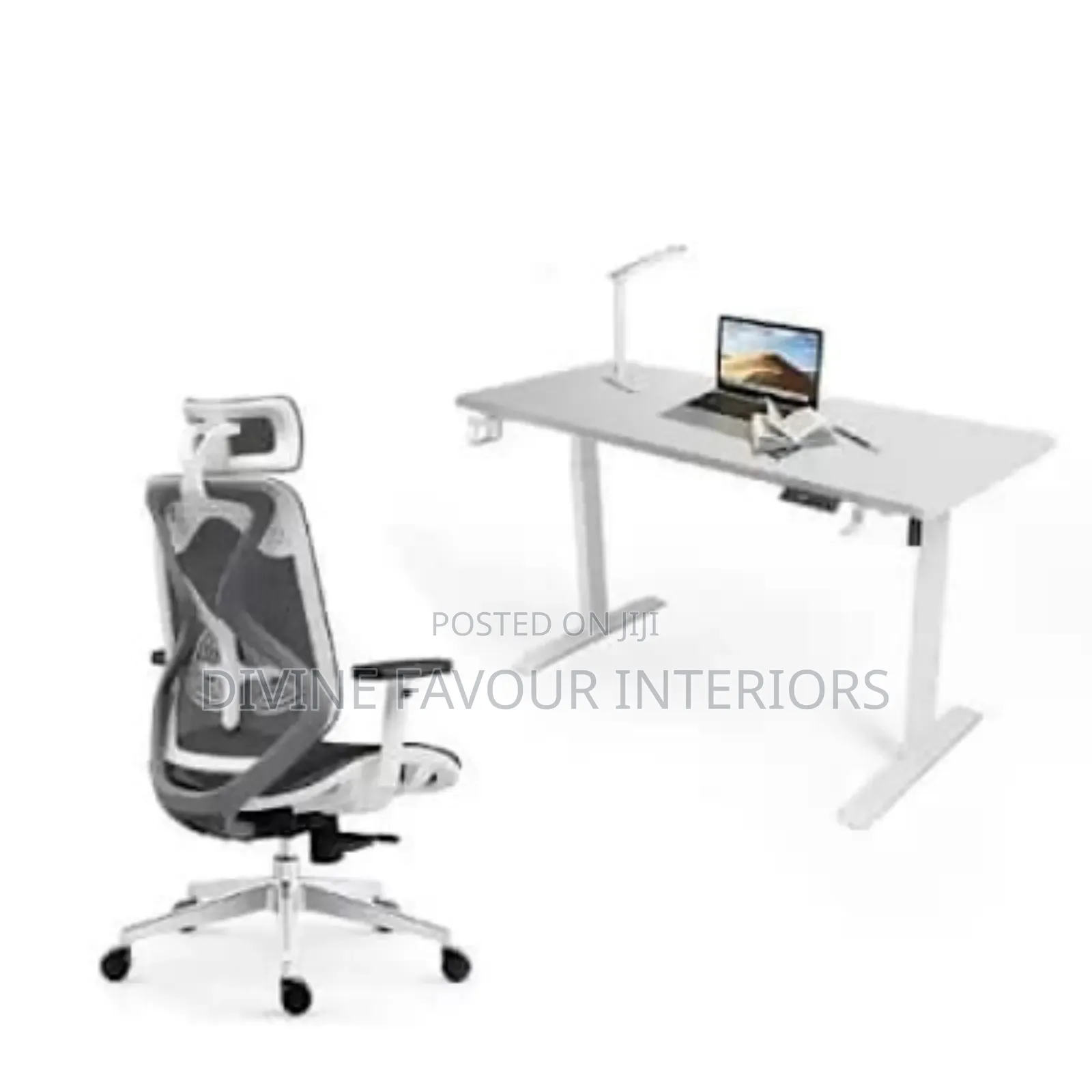 Electric - Adjustable Desk – 1.2mtr Ergonomic Office Chair