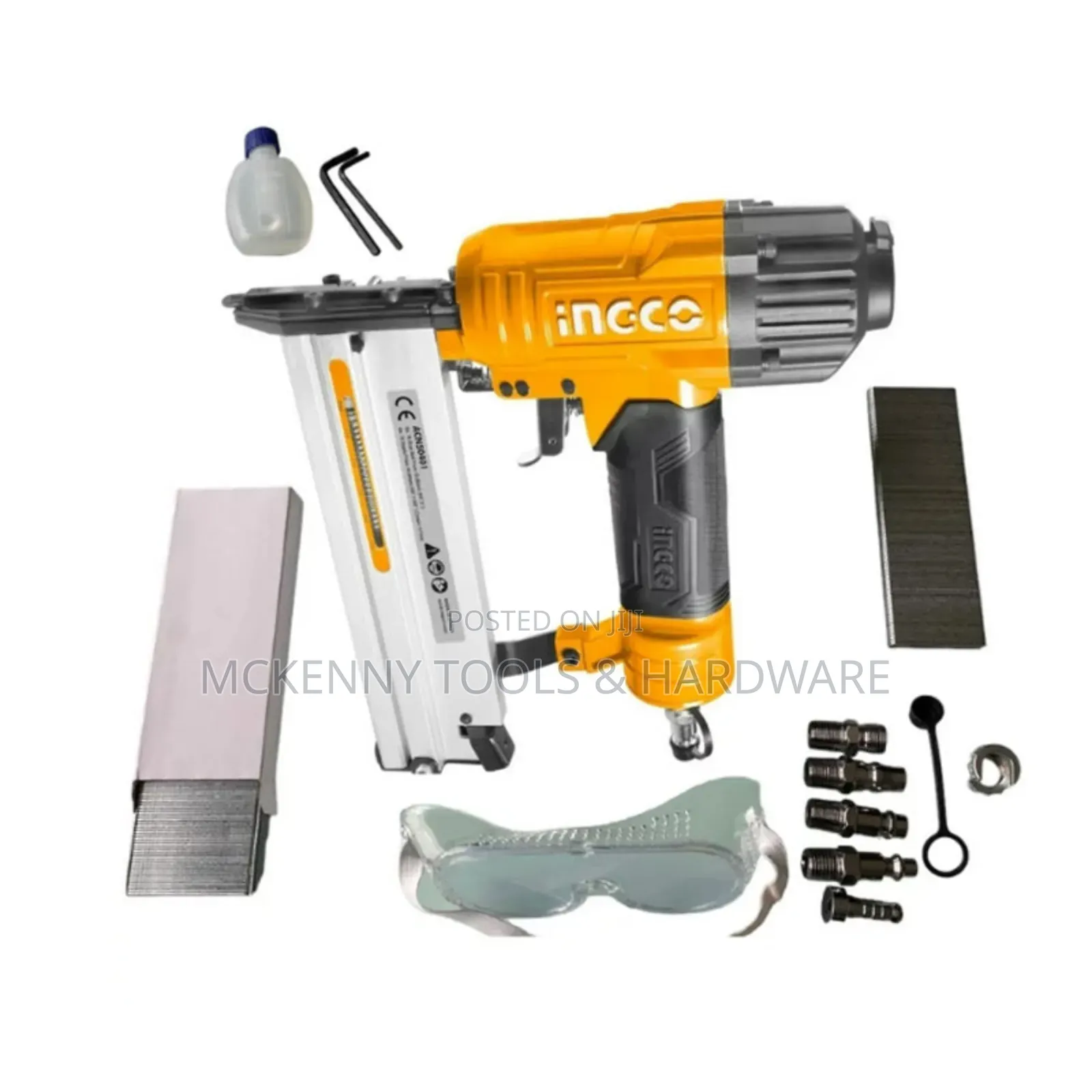 Ingco Acn50401 2-in-1 Combo Brad Nailer. This Versatile Tool