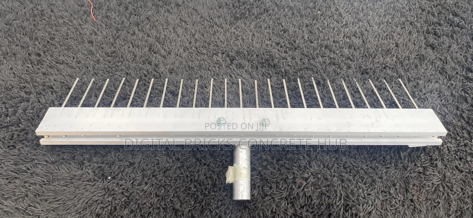 24" Texture Broom With Wire Spacing Of 3/4" And 2 Handles