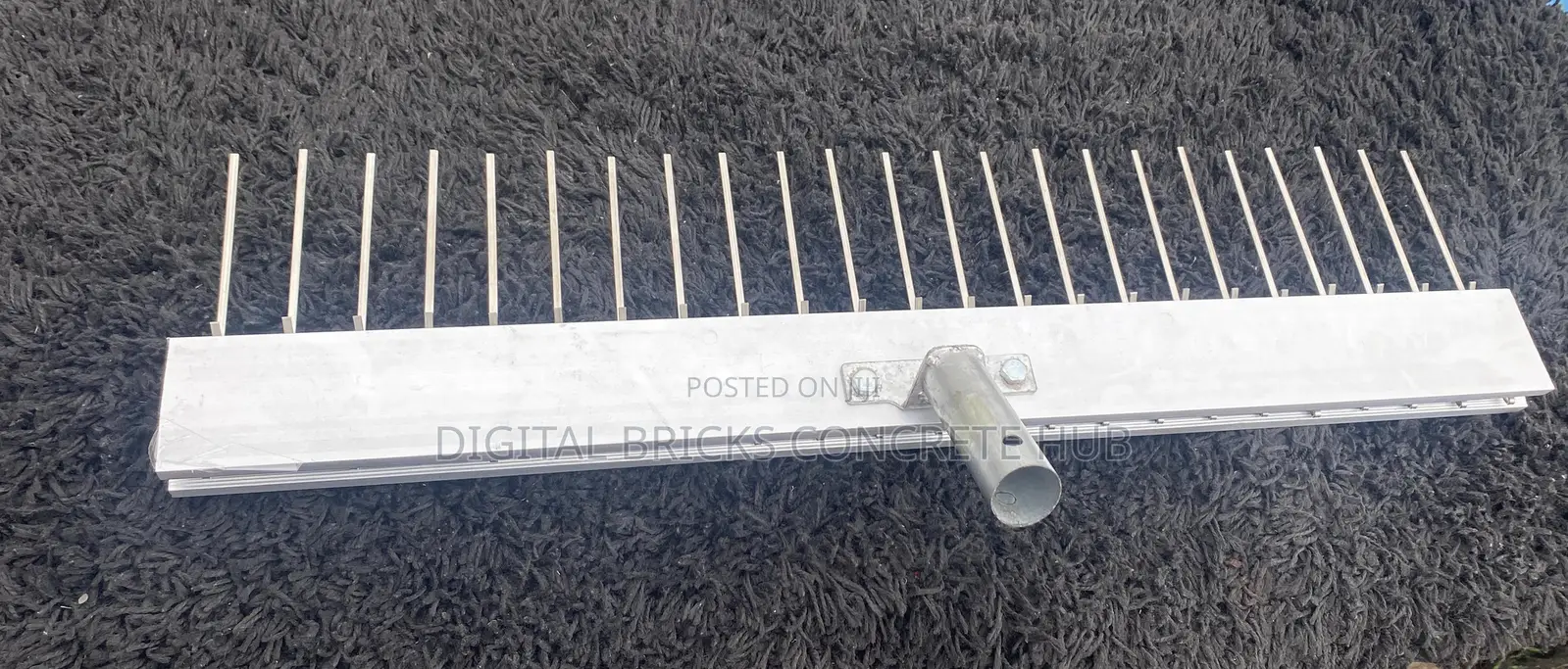 24" Texture Broom With Wire Spacing Of 3/4" And 2 Handles