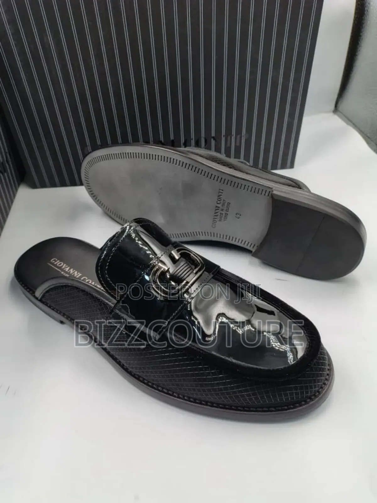 Original Italian Giovanni Conti Half Shoes Available Instore