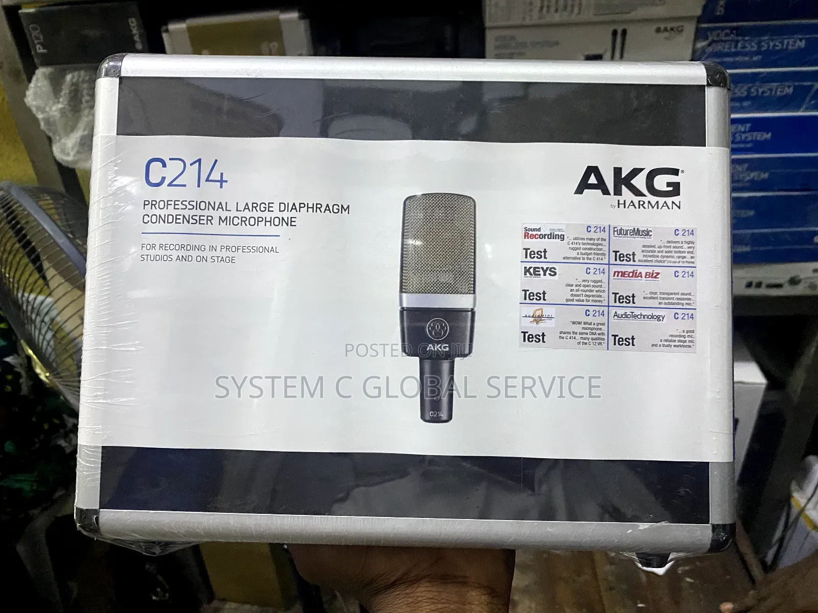 Akg C214 Studio Condenser Microphone