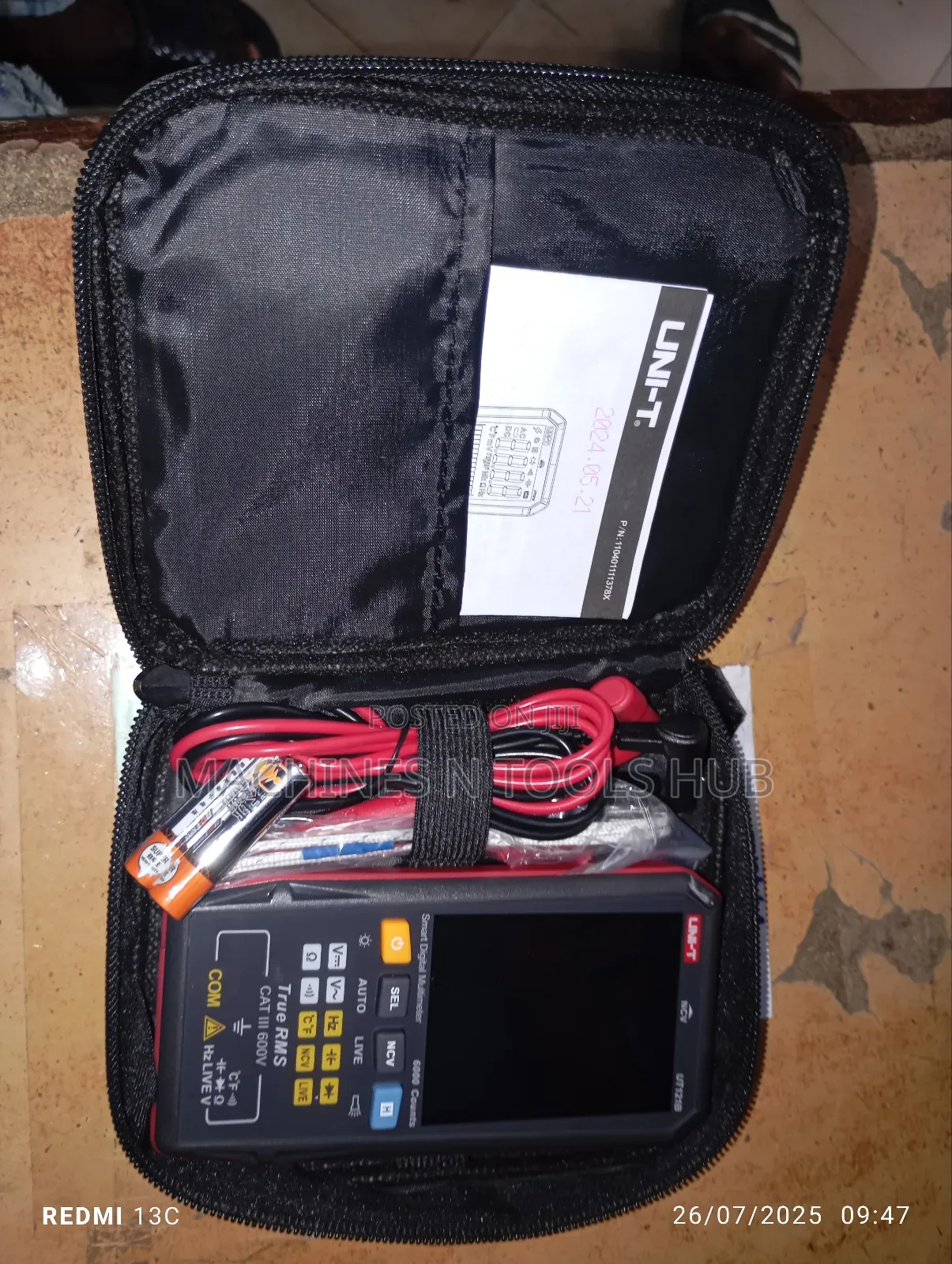 Ut121b Uni-t Smart Multimeter