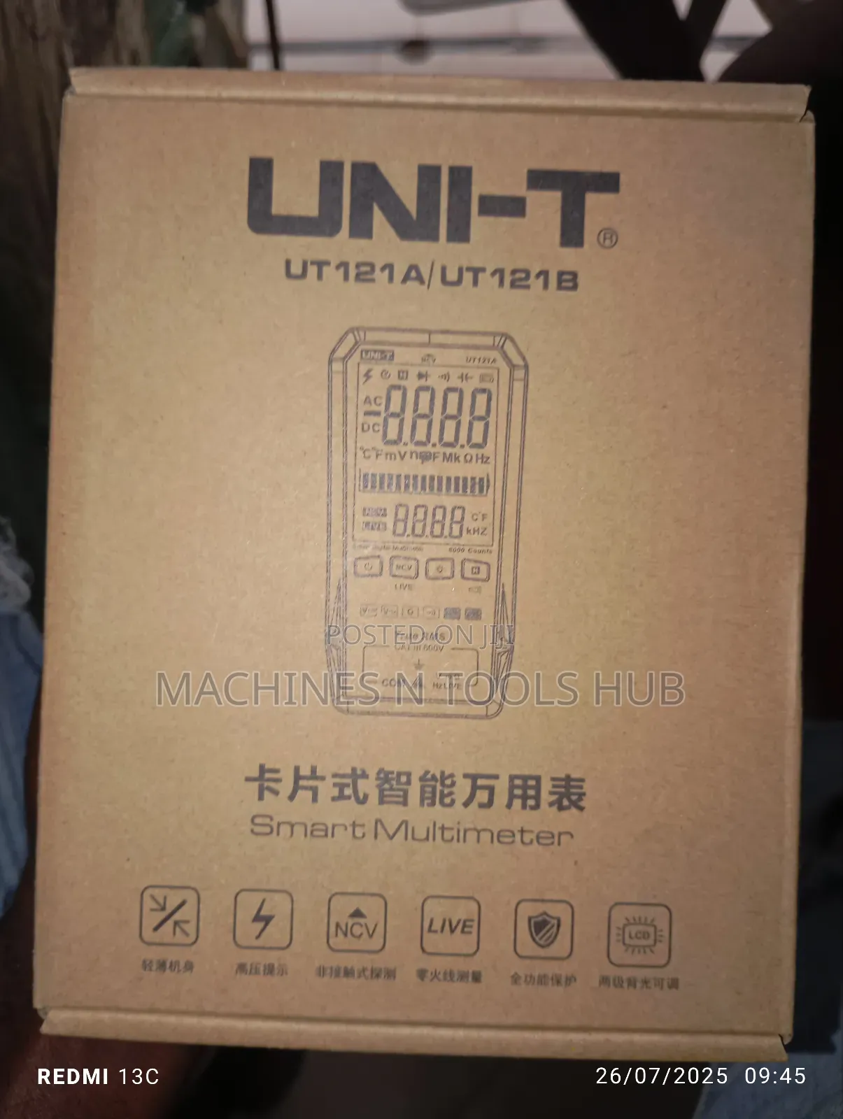 Ut121b Uni-t Smart Multimeter