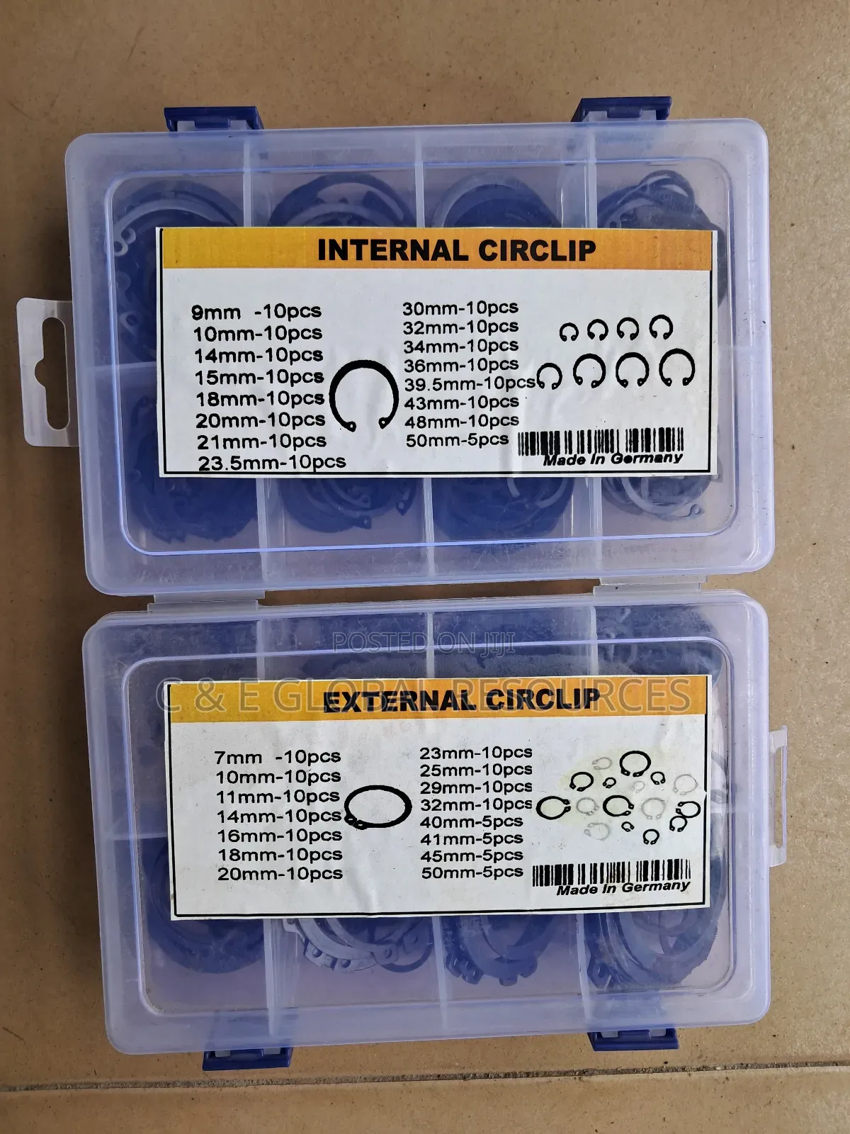 Snap Ring/Circlip Kit/Set (Internal and External)