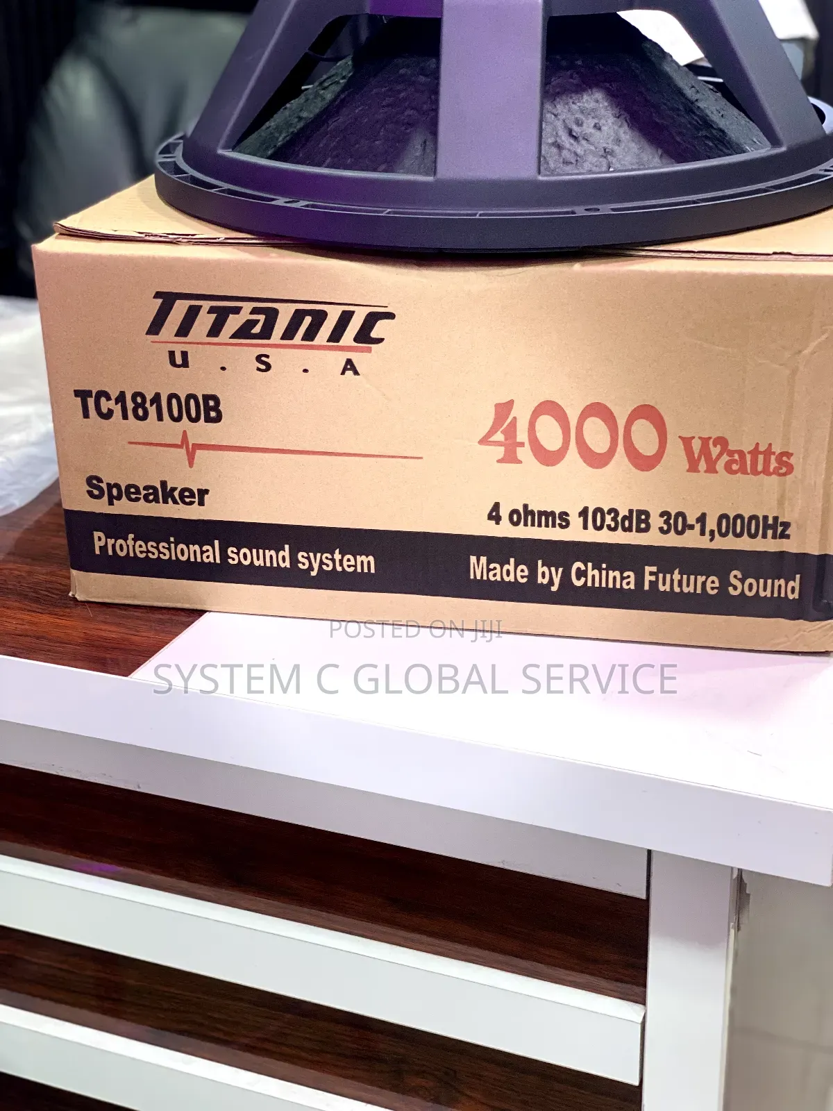 Titanic U.S.A Tc18100b Naked Speaker