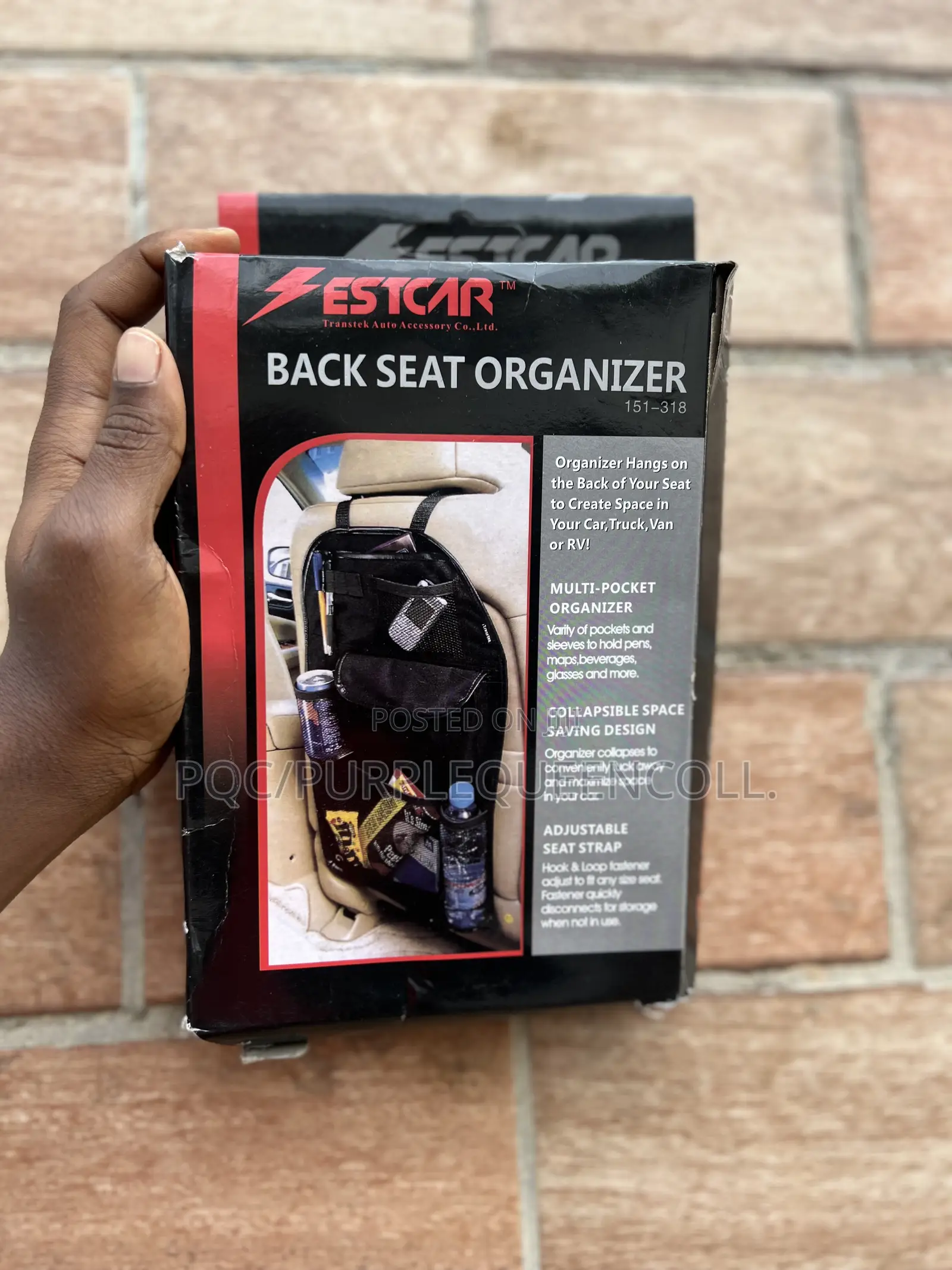 Car Seat Organizer With Net