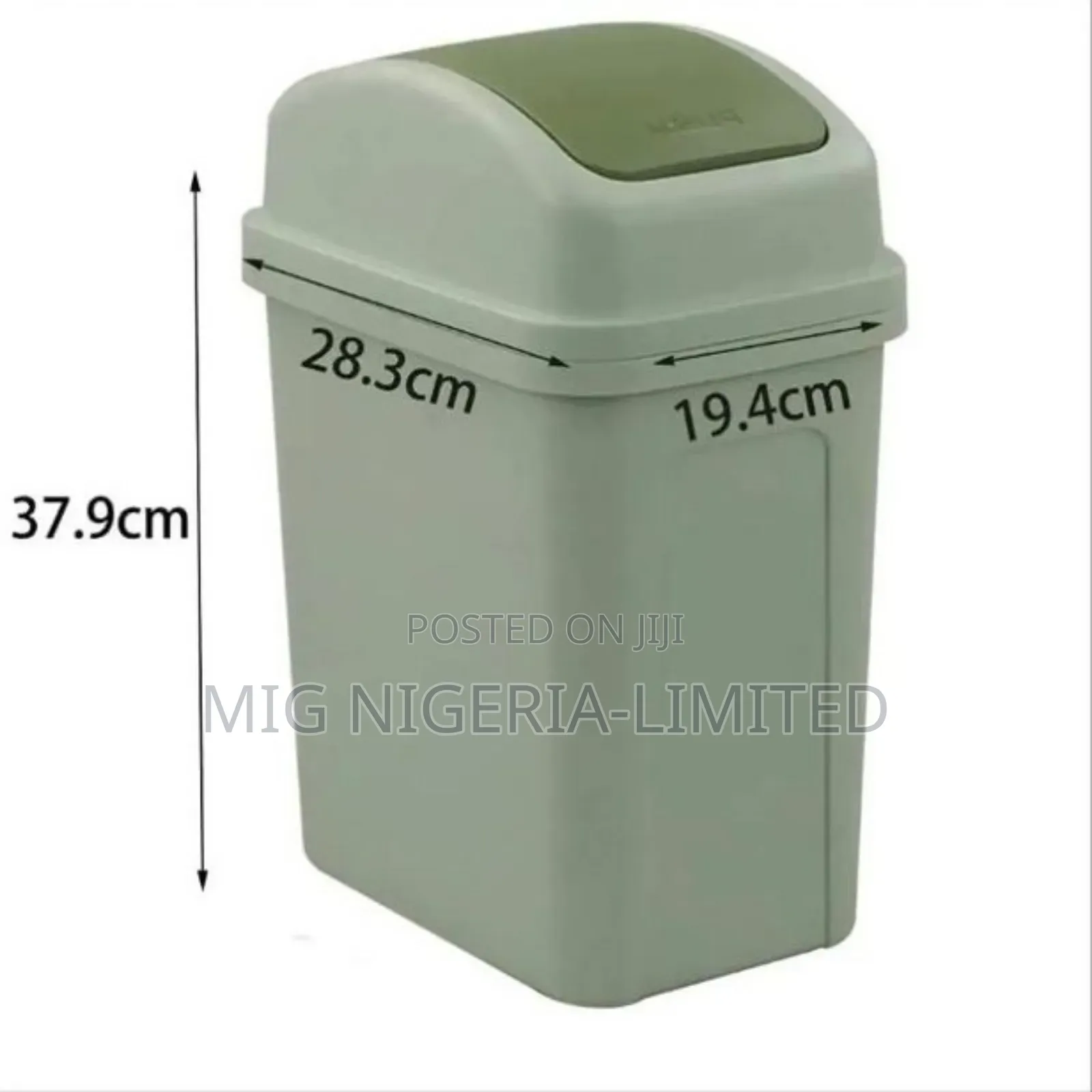 10l Small Swing Top Bin Plastic Dustbin With Bathroom
