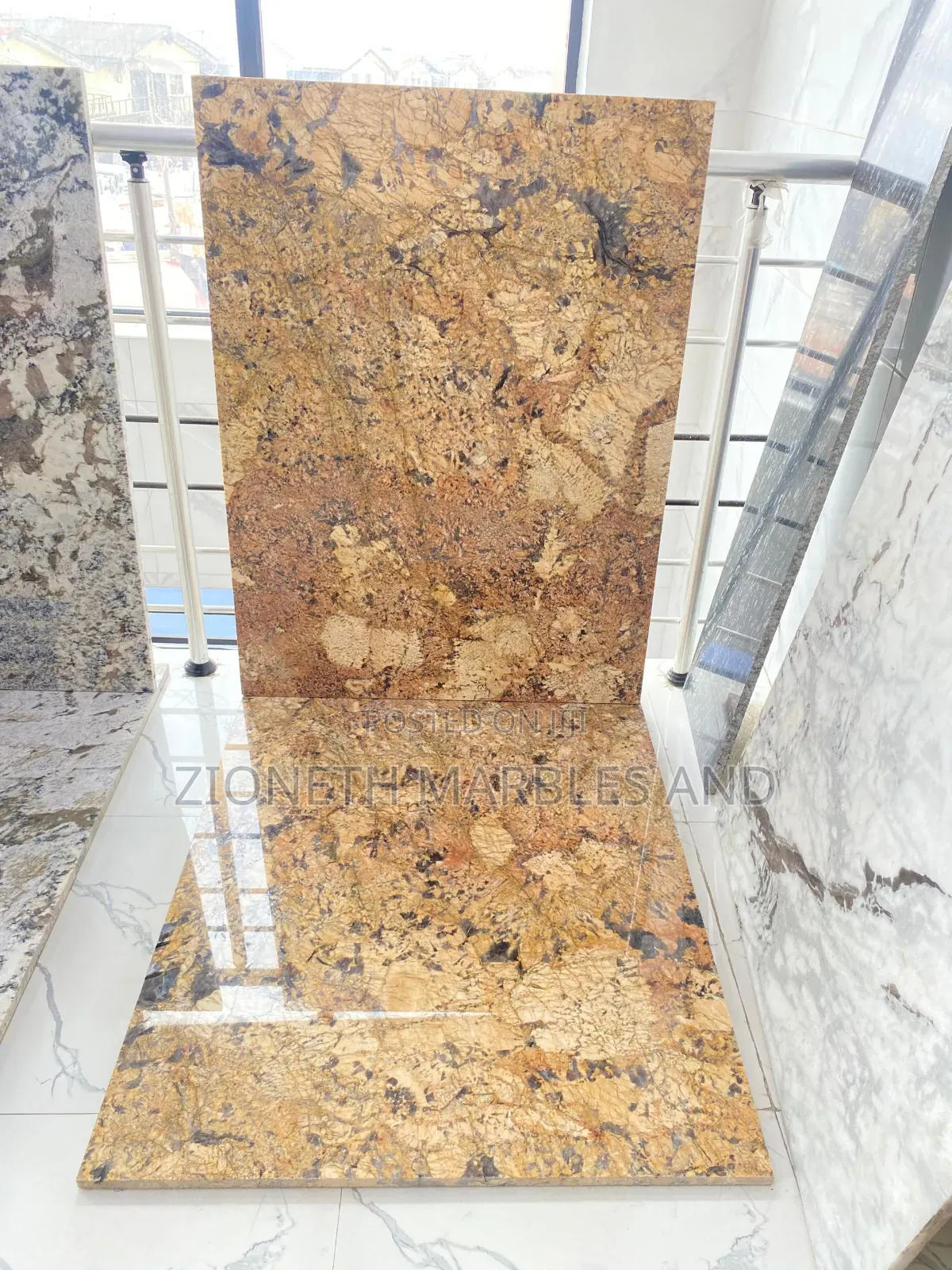 Italian Alaska Gold Granite Tiles 120x90 and 90x90