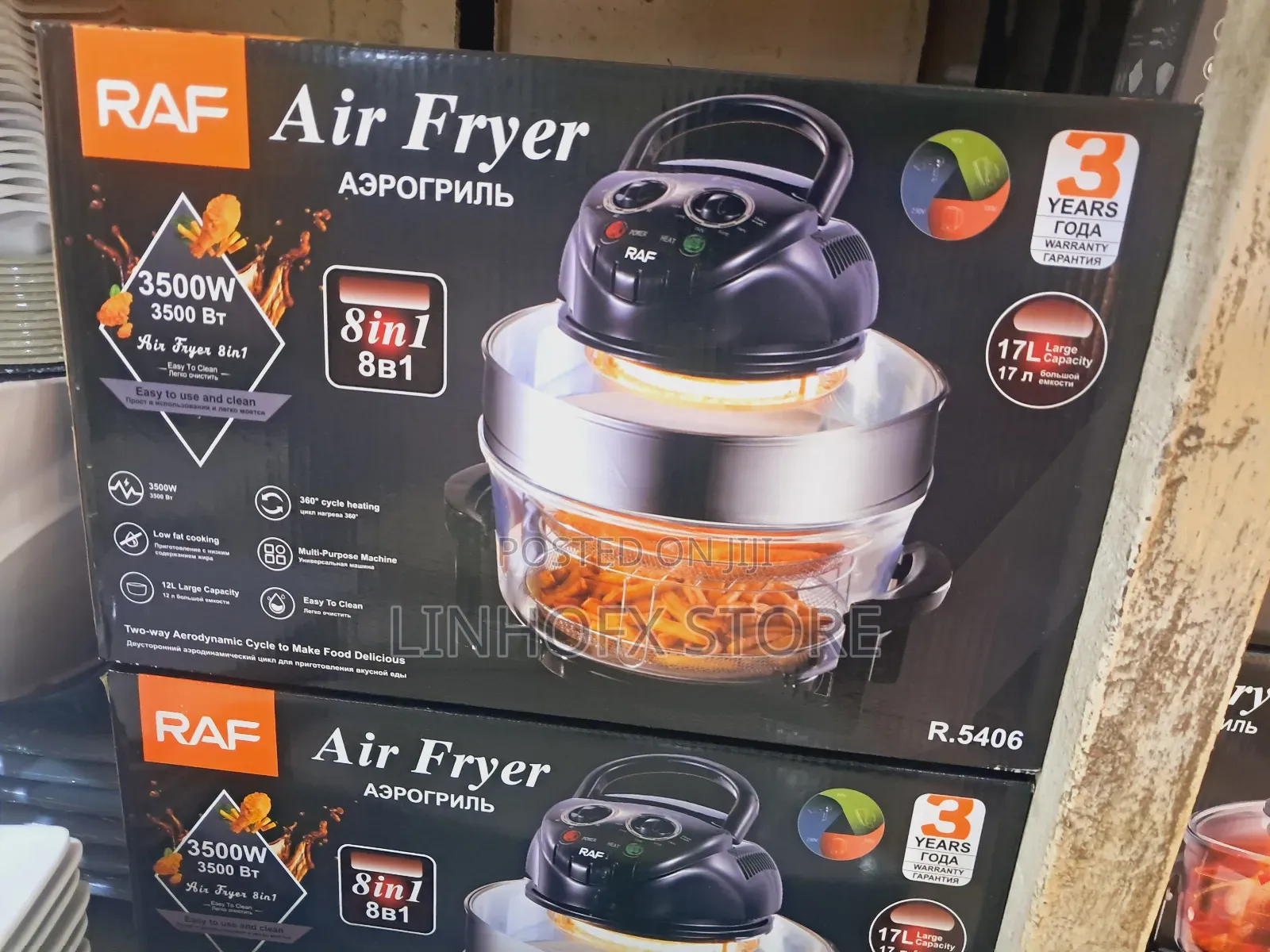 Quality Raf 8in1 Air Fryer (17l)