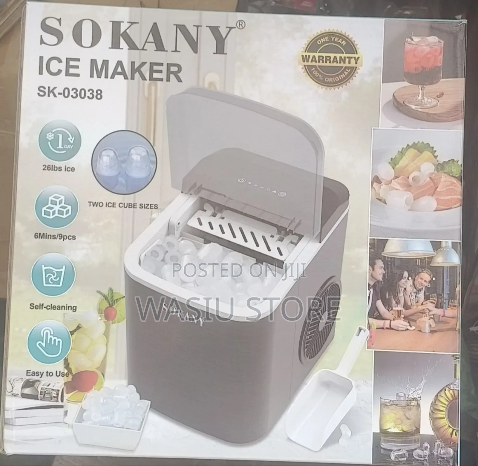 Sokany Sk-03038 Ice Maker Machine