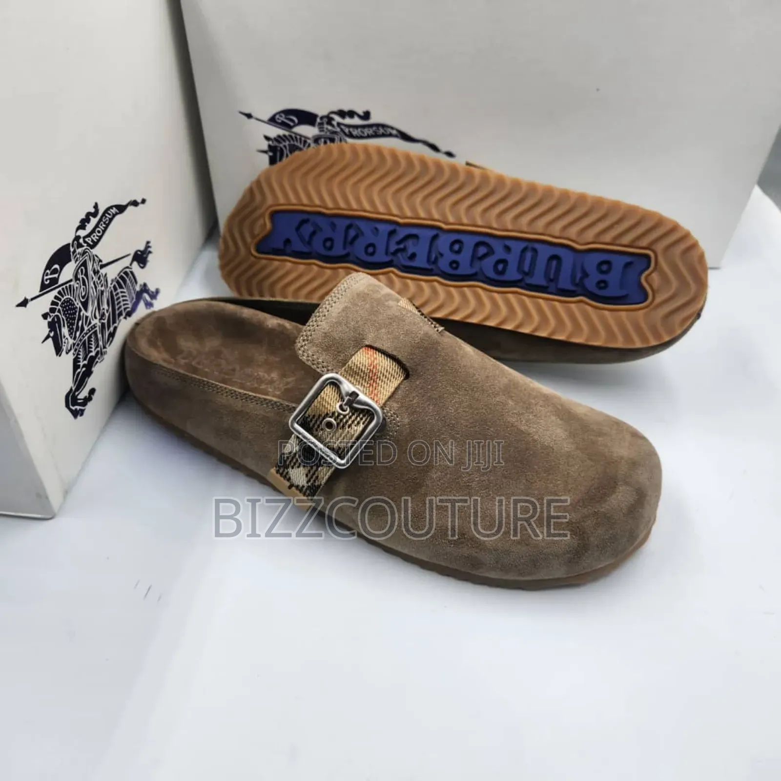 Original Burberry Half Shoes Available in Store
