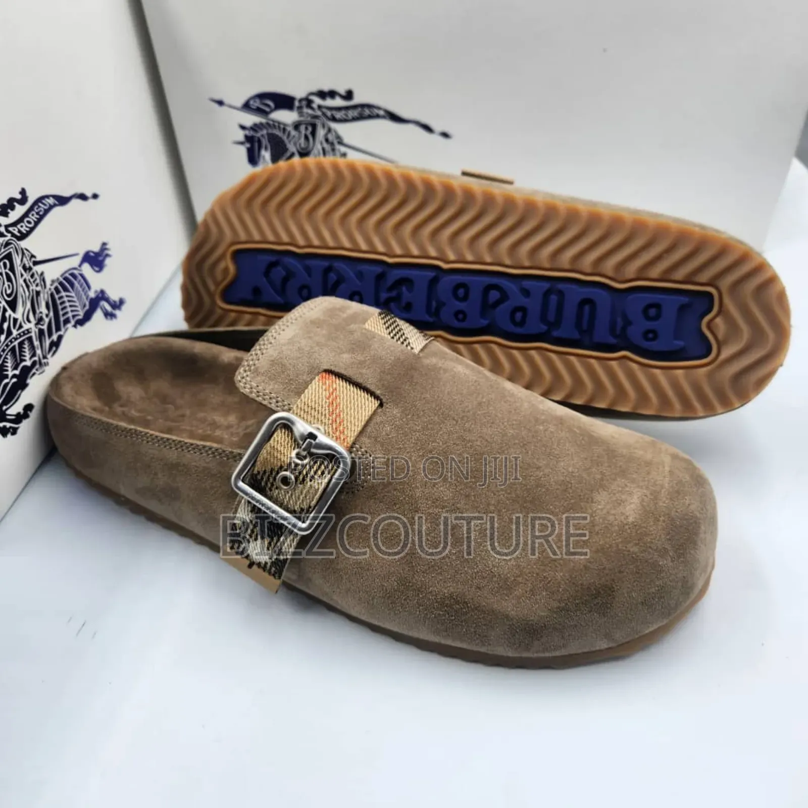 Original Burberry Half Shoes Available in Store