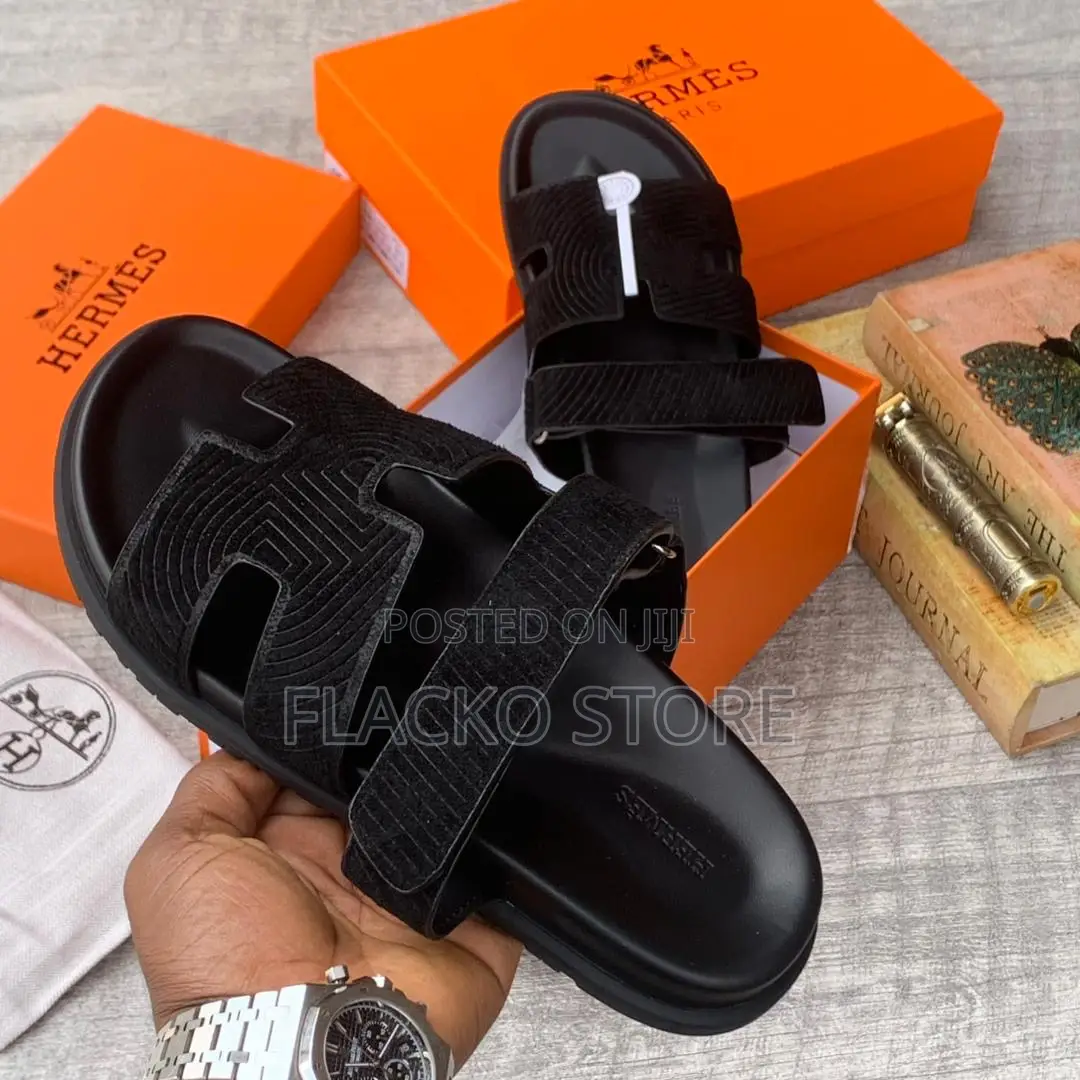 Original Hermes Leather Slip Ons