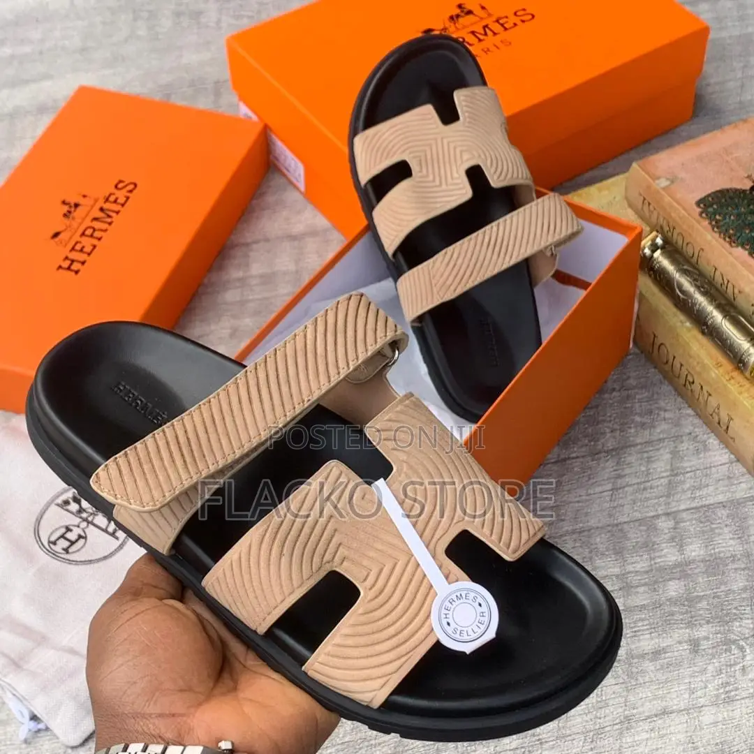 Original Hermes Leather Slip Ons
