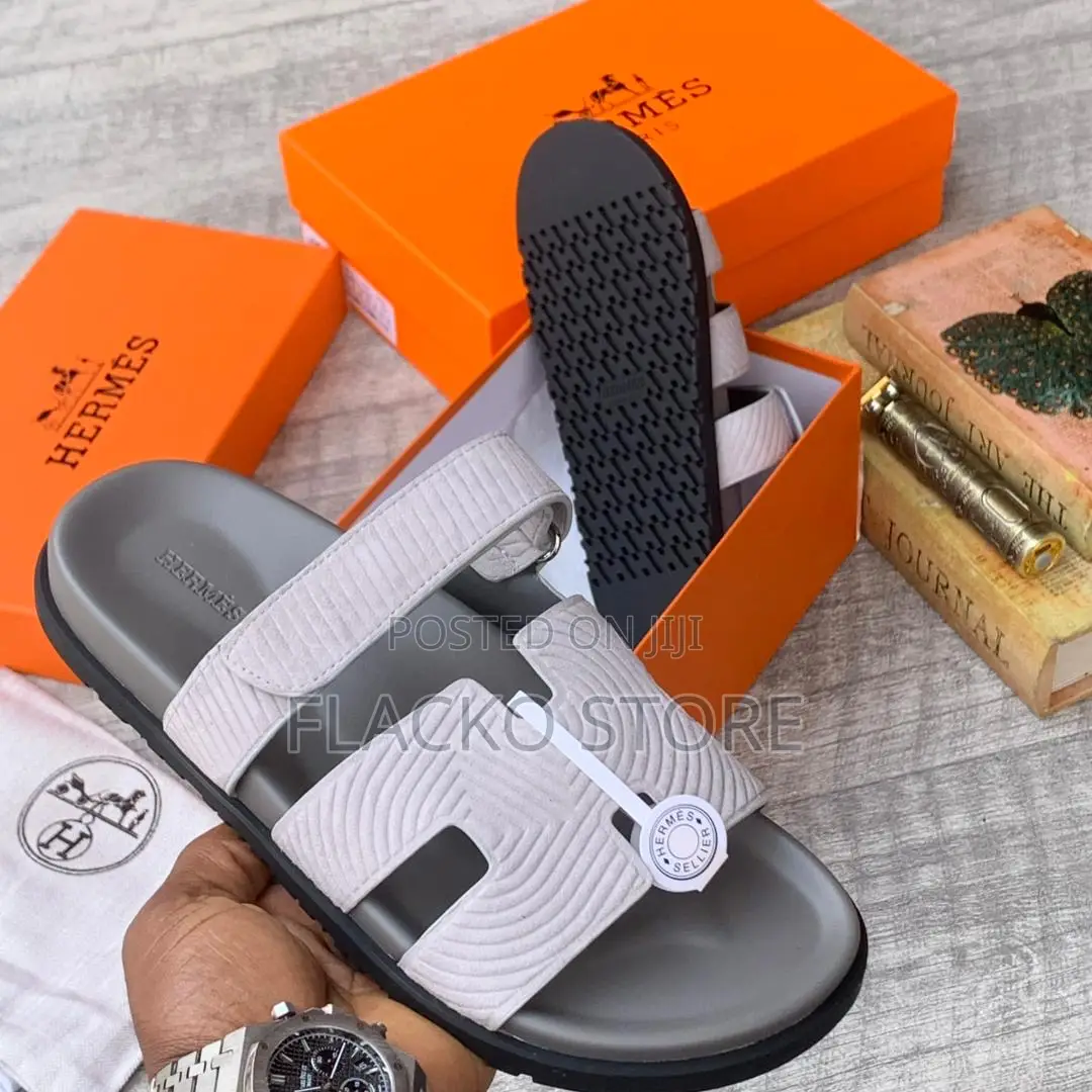 Original Hermes Leather Slip Ons