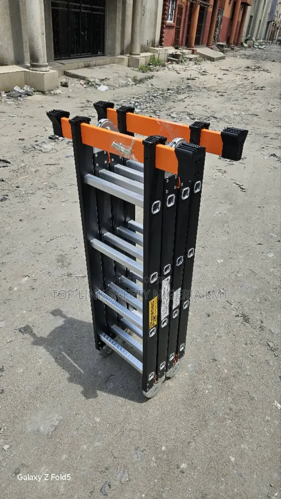 Foldable Aluminium Ladder 4 by 4 From Turkey