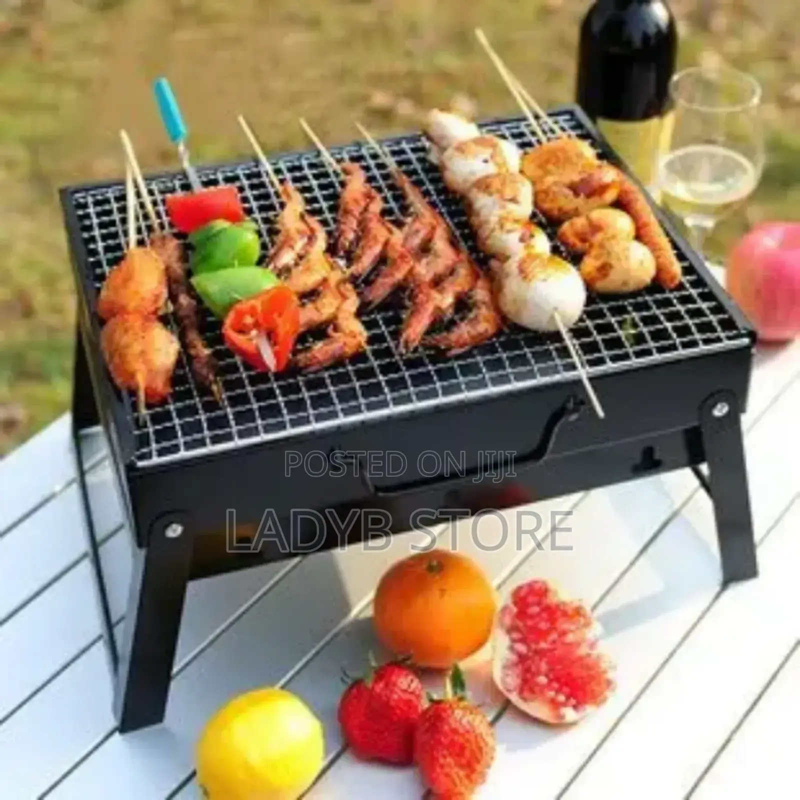 Portable Charcoal Barbecue Grill