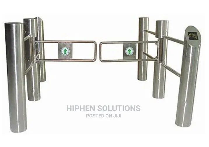 Automated Supermarketturnstile Entry Exit Access Control Swing Gates