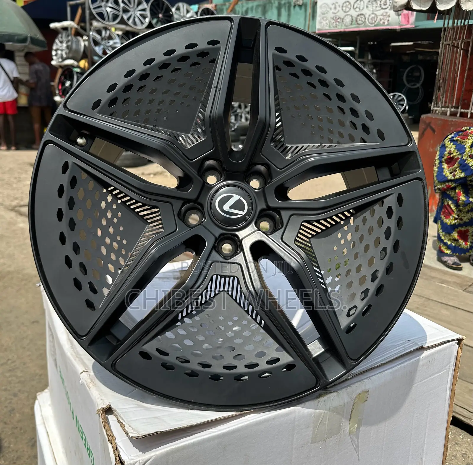 19 Rim For Lexus Rx350 Pure Black Rim Original