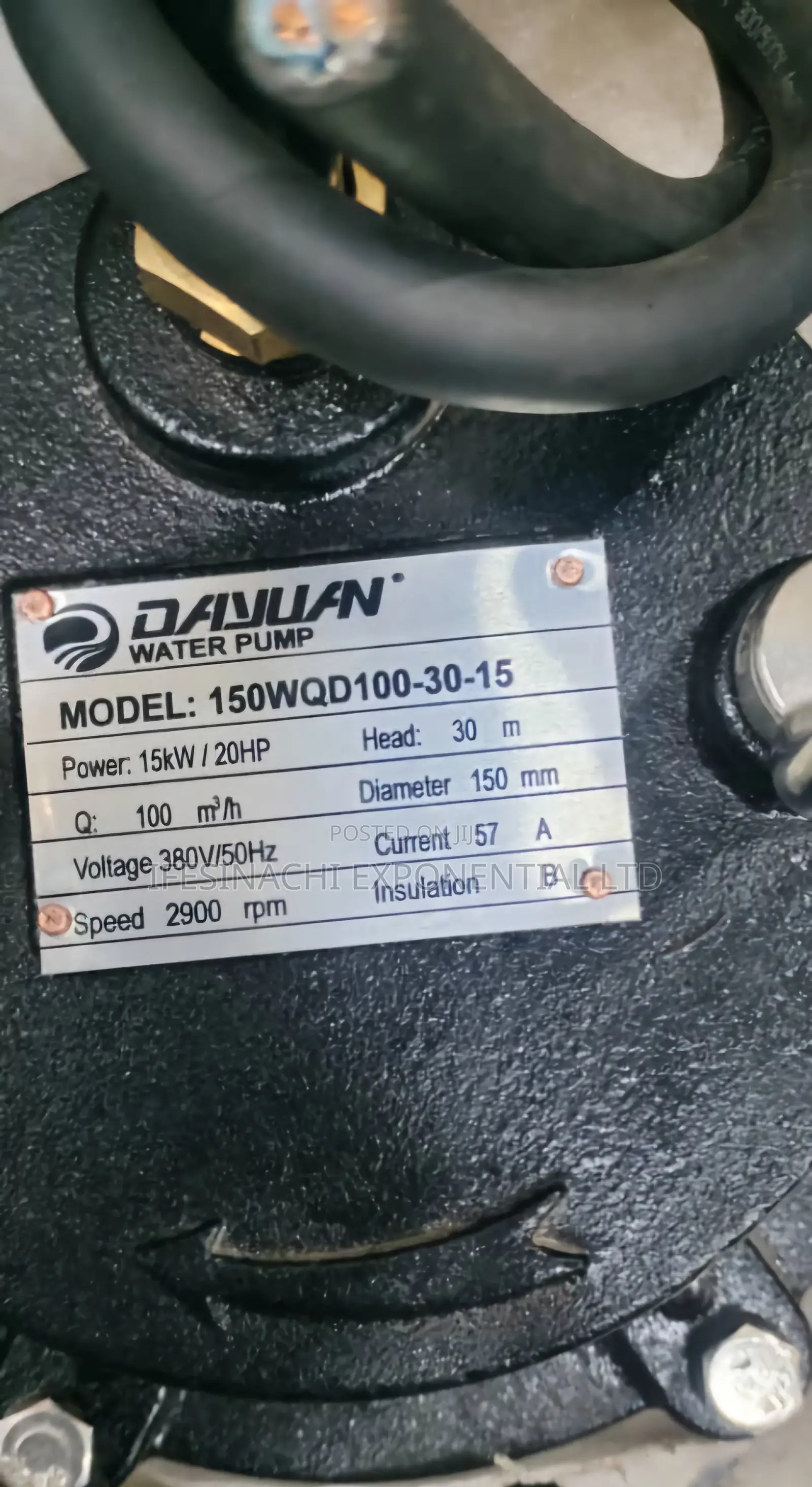 20hp Dayaun Sewage Pump