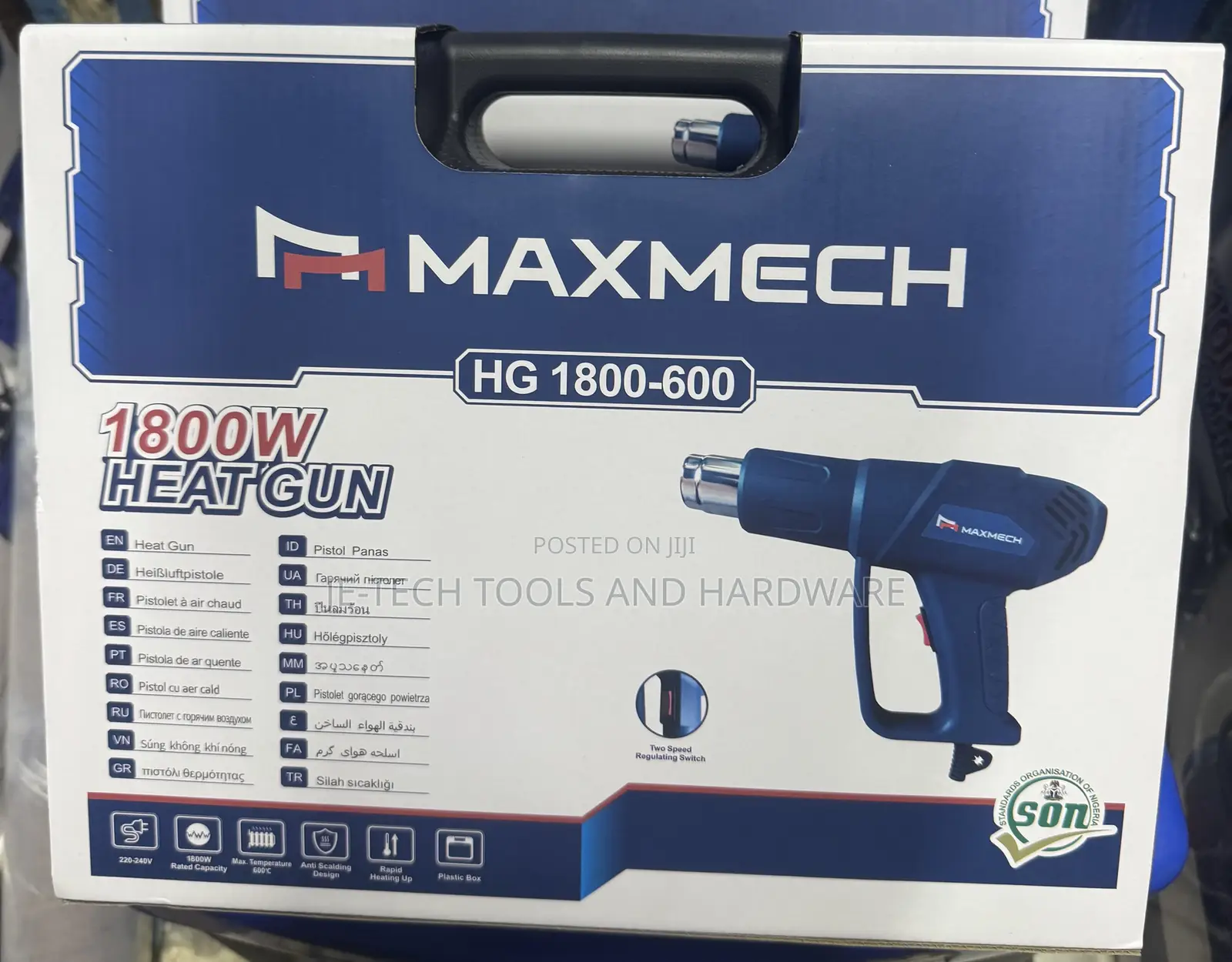 Maxmech Hg 1800 Heat Gun 1800w