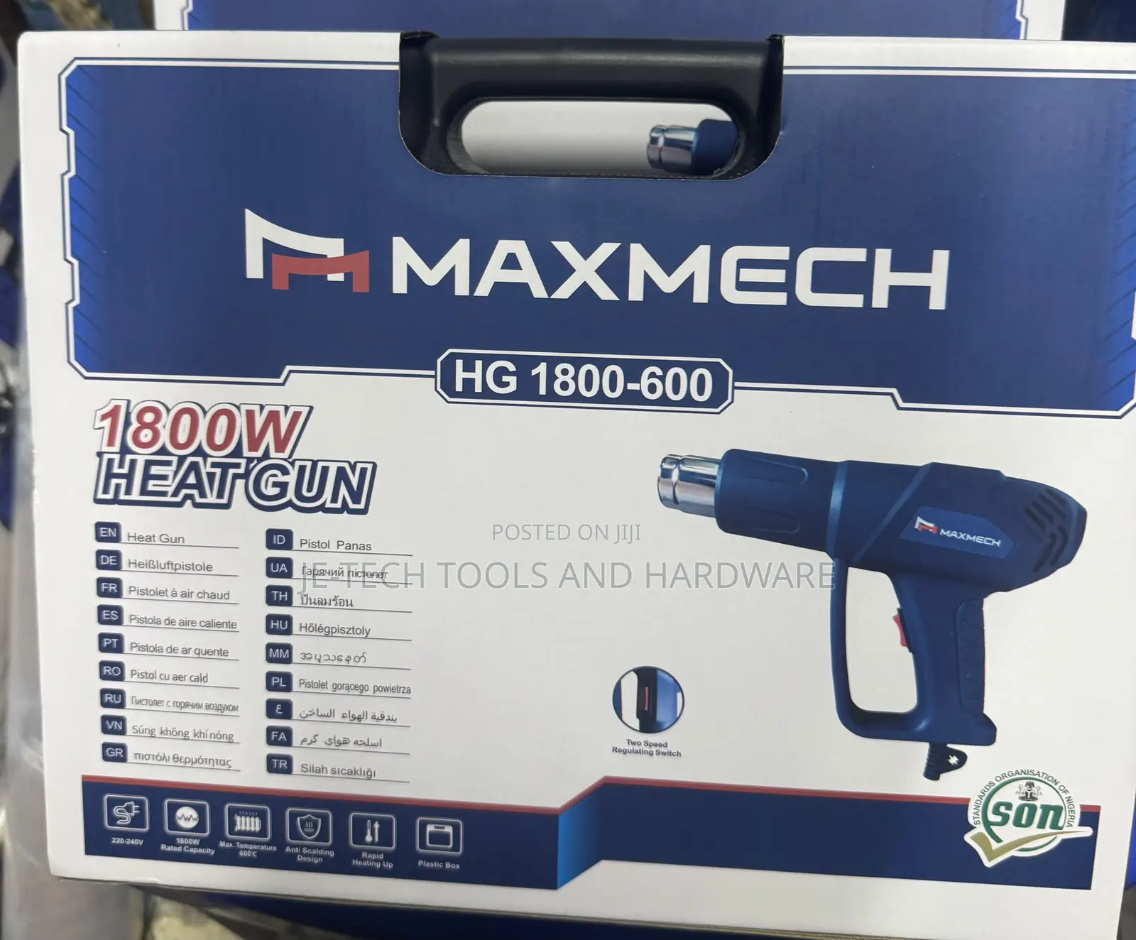 Maxmech Hg 1800 Heat Gun 1800w