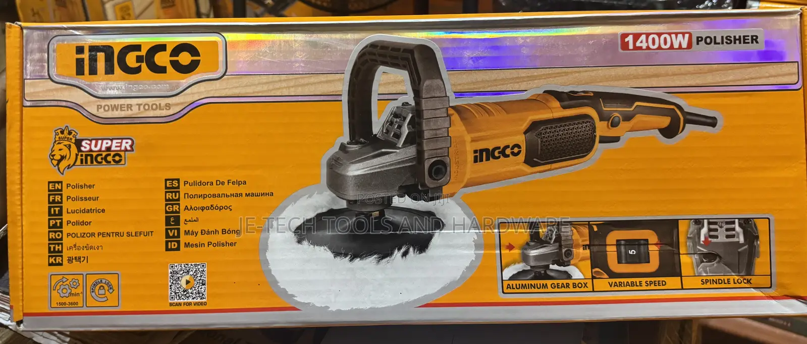 Ingco 1400w Polisher (Angle Polisher)
