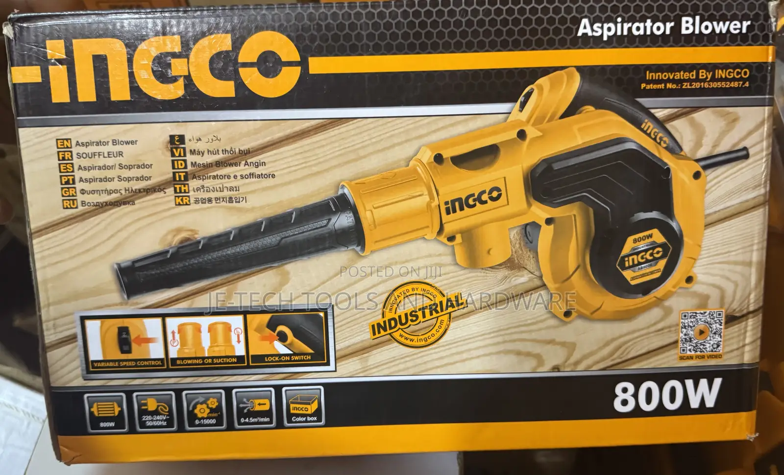 Ingco 800w Aspirator Blower