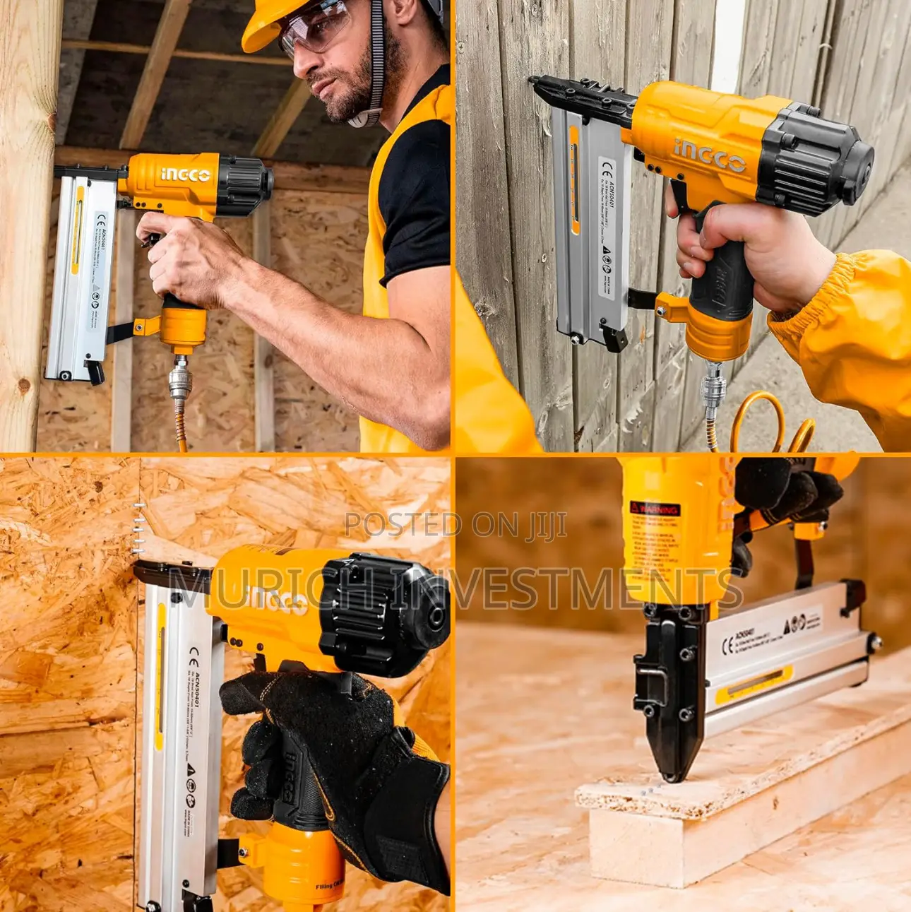 Ingco Air Nailer And Stapler 2 In 1 Acn50401