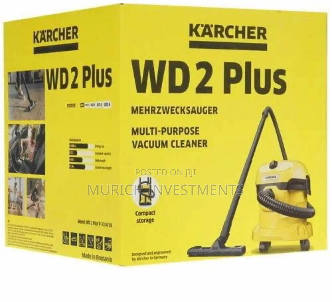 Kärcher Wd2 Plus Wet Dry Vacuum Cleaner With Blower Function