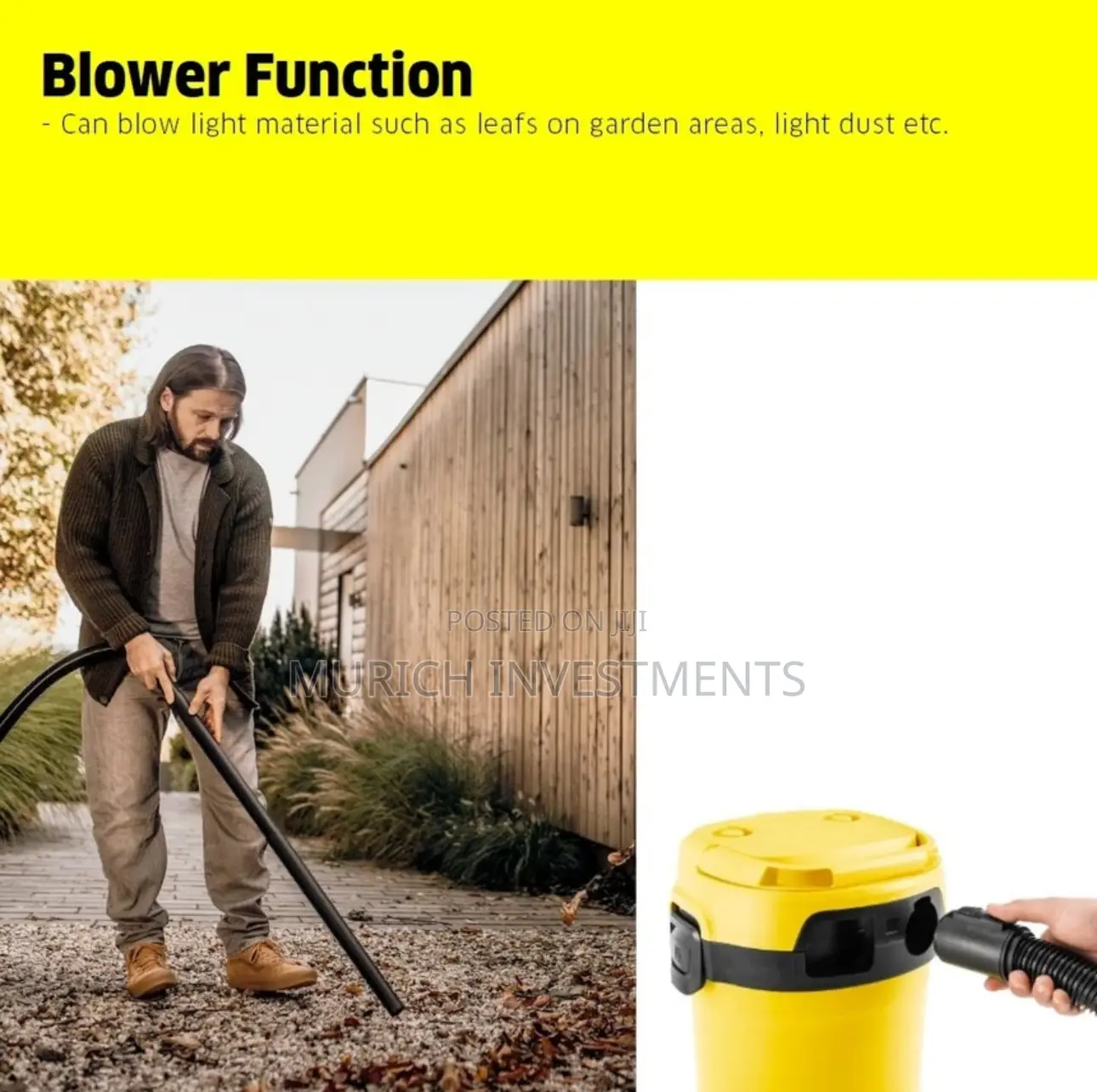 Kärcher Wd2 Plus Wet Dry Vacuum Cleaner With Blower Function