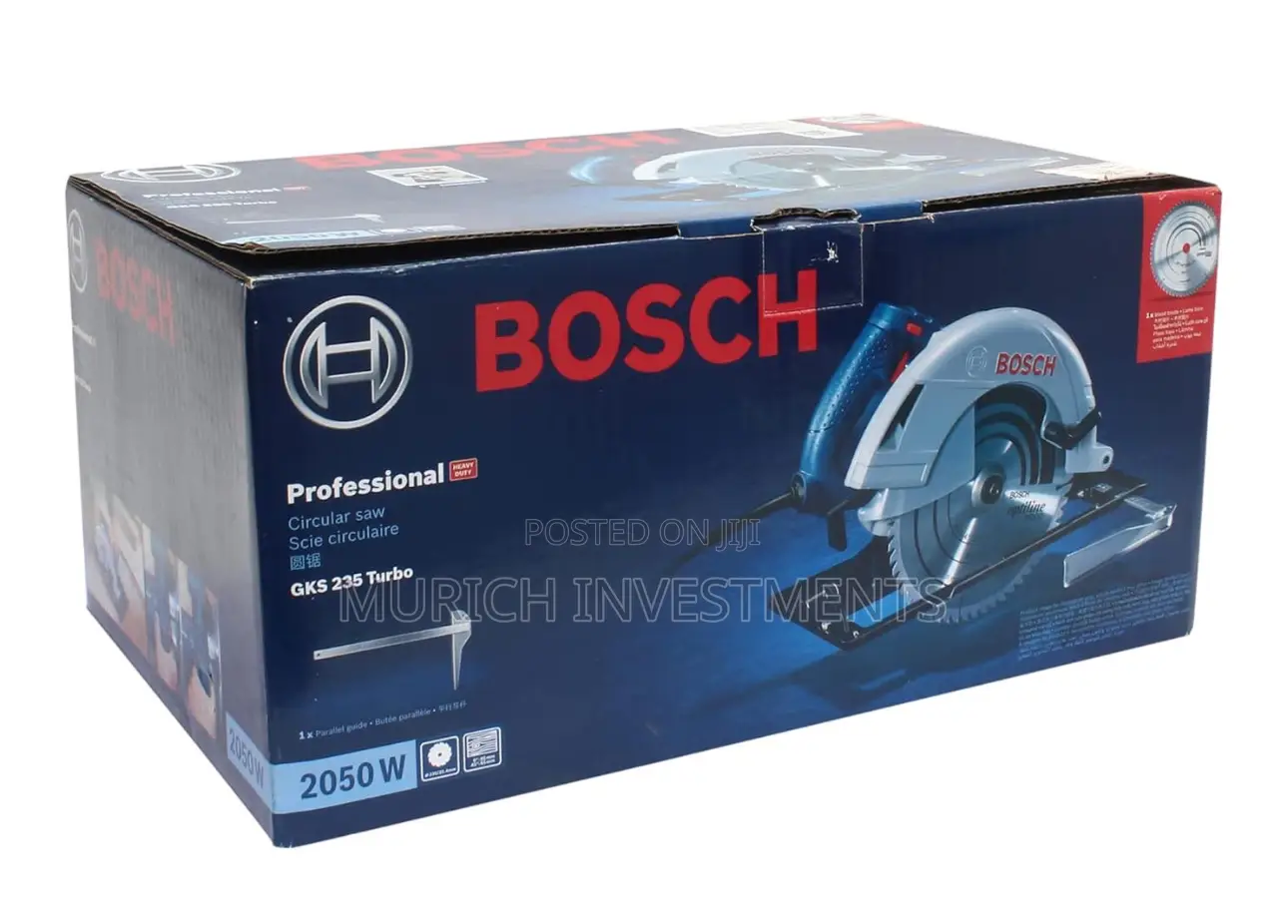 Bosch GKS 235 Turbo Circular Saw 9” – 2050w