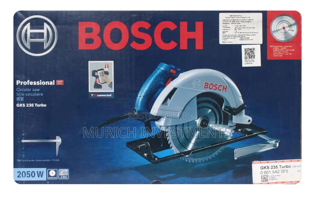 Bosch GKS 235 Turbo Circular Saw 9” – 2050w