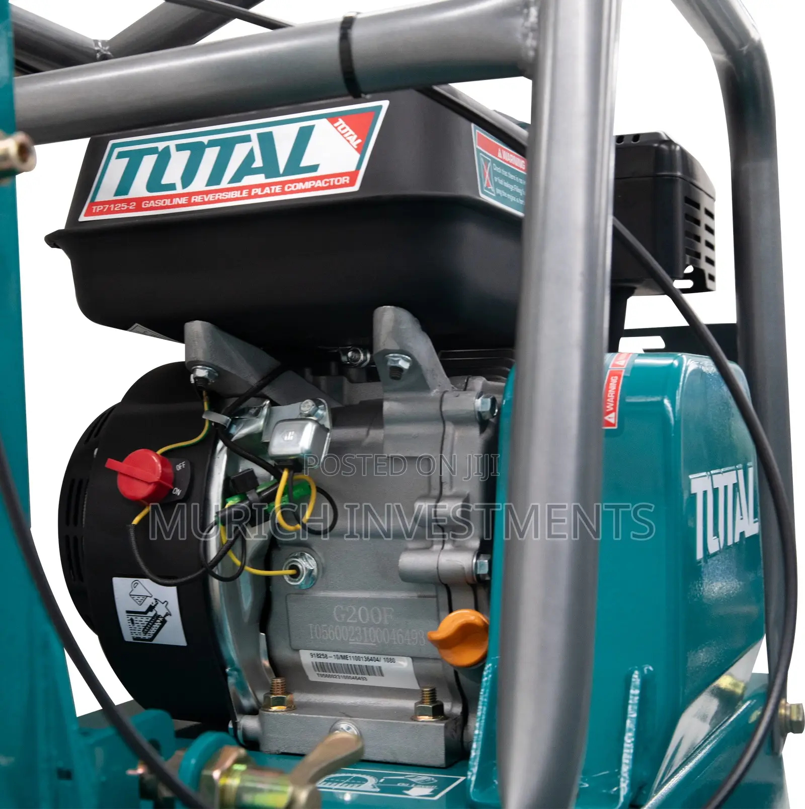 Total Tp7125-2 Gasoline Reversible Plate Compactor 6.5hp