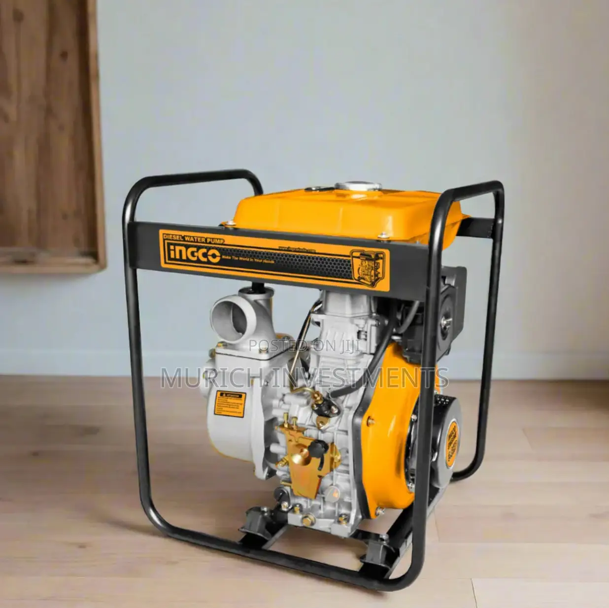 Ingco 3-inch Diesel Water Pump – 5.5hp, 1000l/Min Flow Rate
