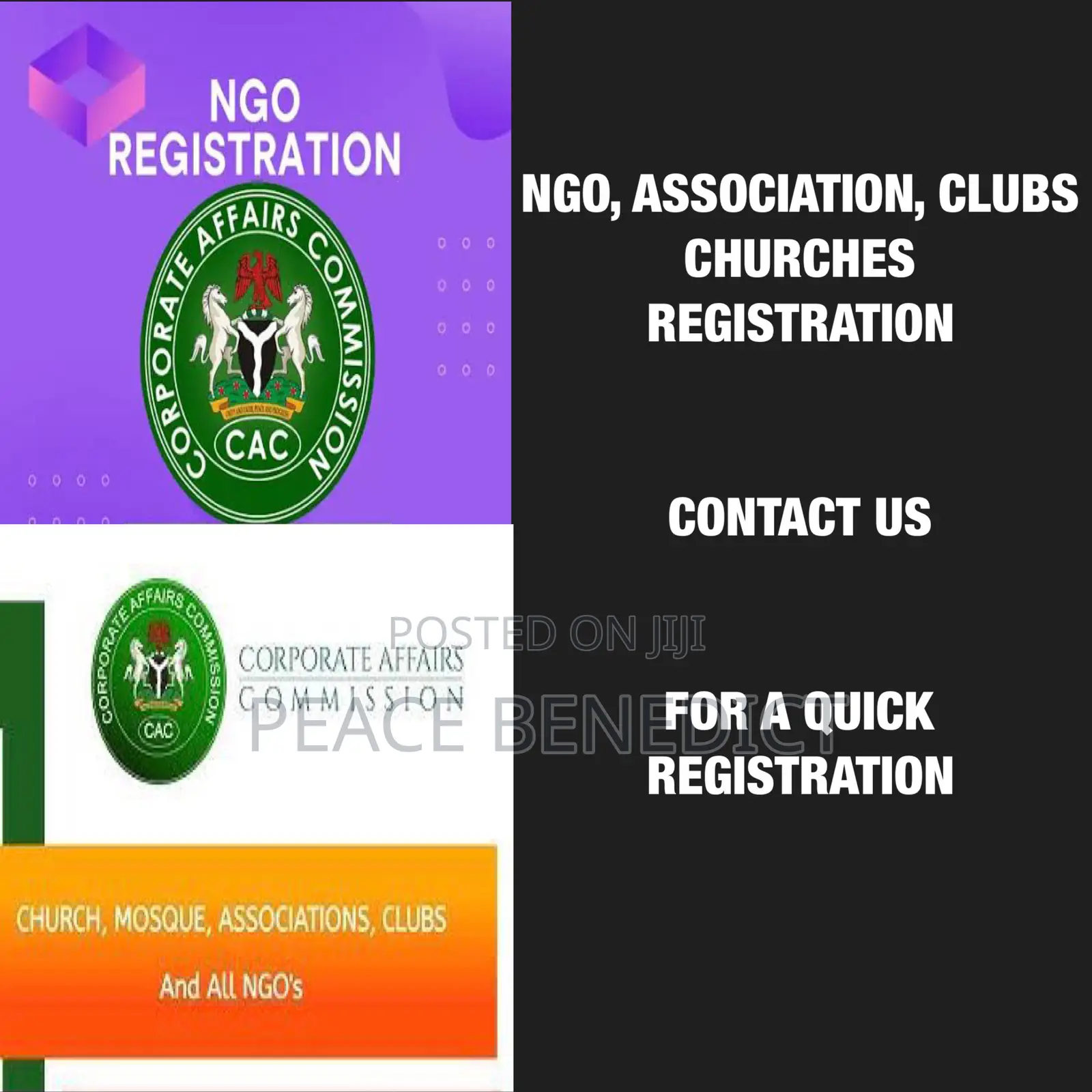Ngos, Churches, Association And Club Cac Registration