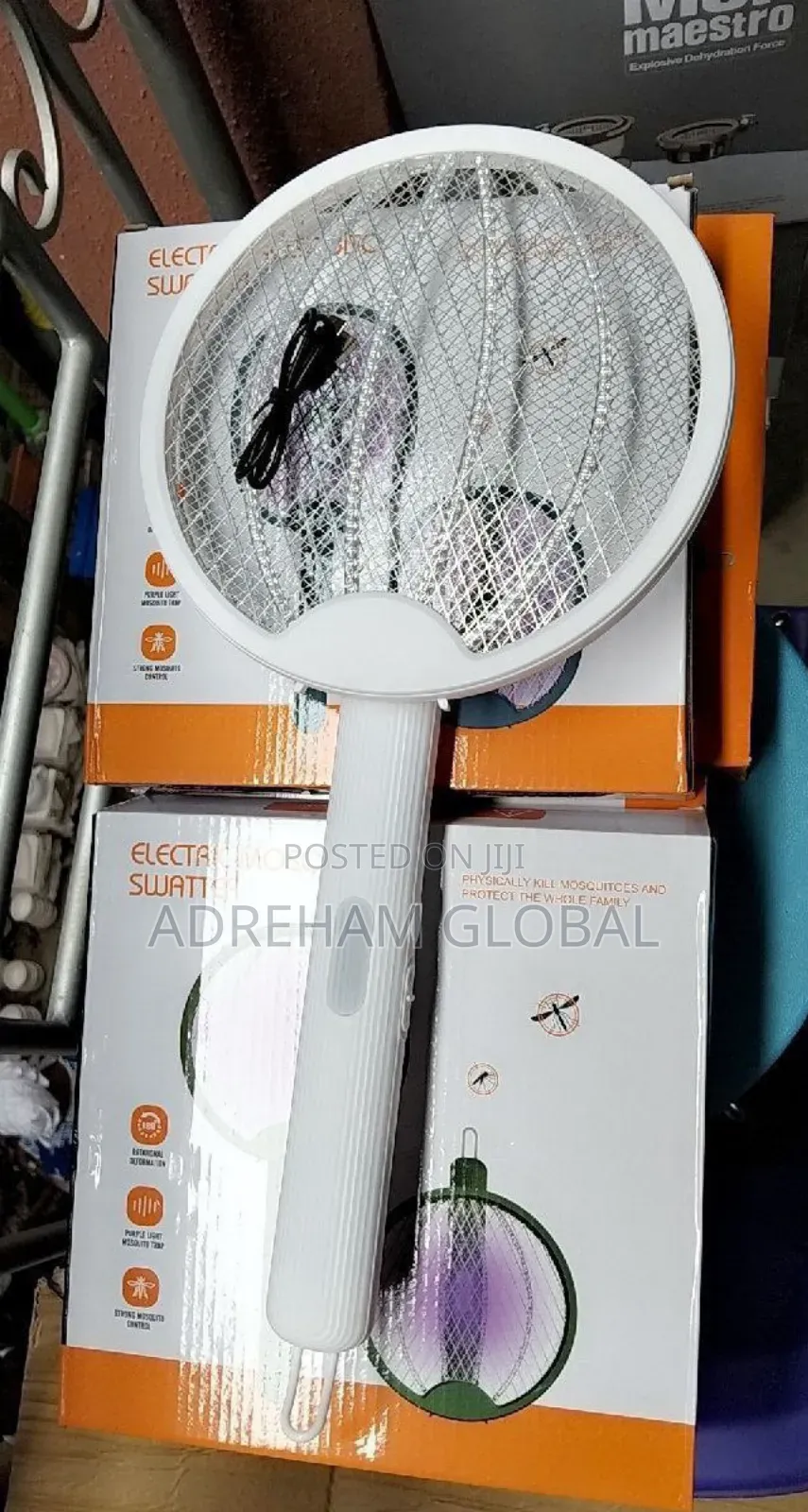 Rechargeable Foldable Mosquito Swatter