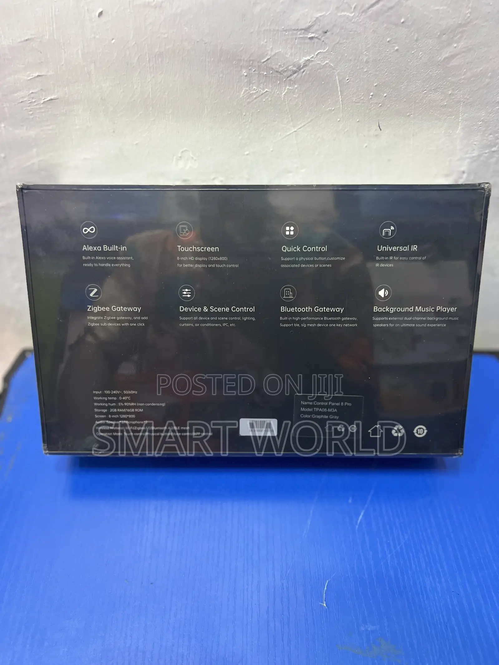 8inch Smart Control Panel With Inbuilt Alexa and Amplifier