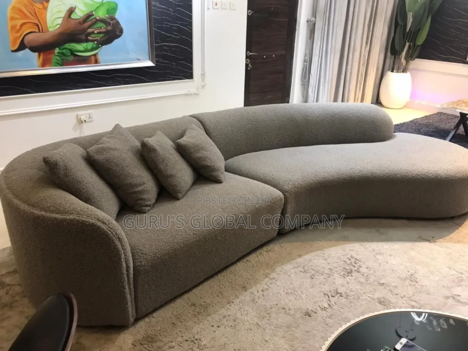 Foreign Turkish Curve Sofa Set