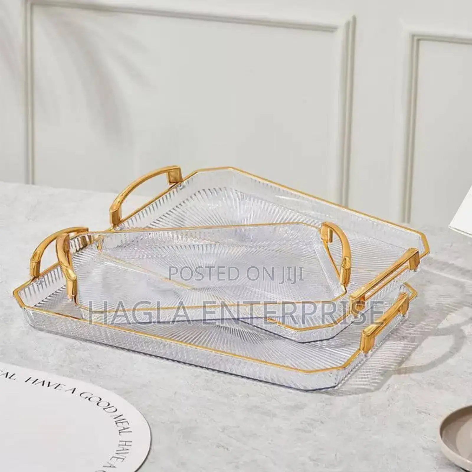 3 in 1 Canister Luxury Serving Tray